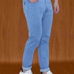 AWACK Men Comfort Regular Fit High-Rise Stretchable Jeans image 5