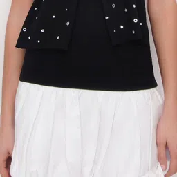 LULU & SKY Color Block Flared Mini Skirts image 5