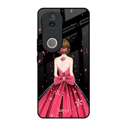 QRIOH Fashion Printed Silicone Glass Vivo V50 5G Back Case-picture-38