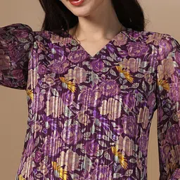 Moda Rapido Women Floral Printed Georgette Top image 3