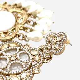 BFC - BUY FOR CHANGE Women White Chandbalis Ethnic Earrings image 5