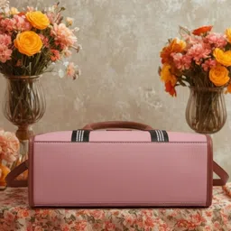 LIKE STYLE Textured PU Structured Handheld Bag image 5