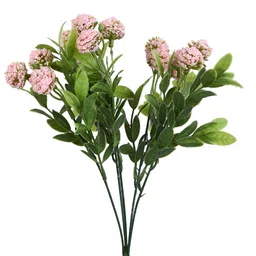 Myntra Elegant Homes Peach 2 Pieces Cherry Blossom Artificial Flower image 3