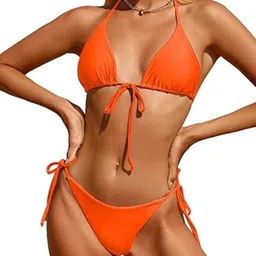 fashion cottage private limited Halter Neck Swim Bikini Set-picture-39