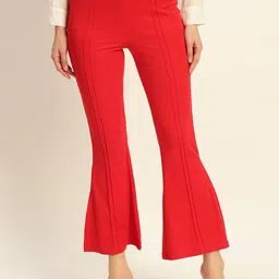 DressBerry Women Smart Slim Fit High-Rise Pleated Trousers-picture-40