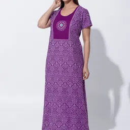 Maybell Printed Maxi Nightdress image 5