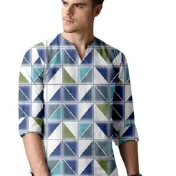 ISUEL FAB Men Geometric Printed Casual Shirt image 2
