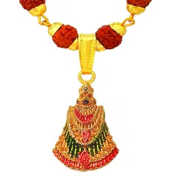 Anvika Brass Necklace-image-1