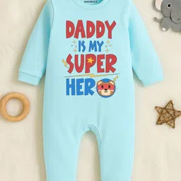 KNITROOT Kids Printed Cotton Rompers-image-21