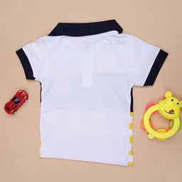V-Mart Boys Cotton Printed Polo Collar T-shirt image 4