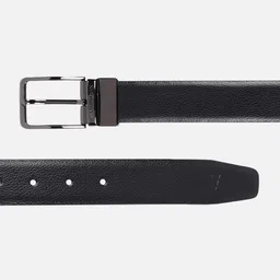 Van Heusen Men Textured Leather Belt image 2