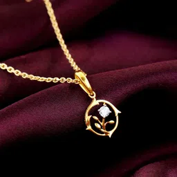 GIVA 14KT BIS Hall Mark Diamond Pendant-image-87