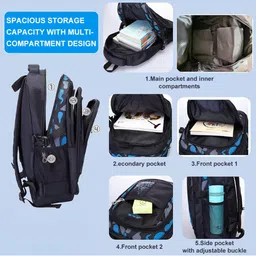 Gustave Kids Printed Backpack image 4