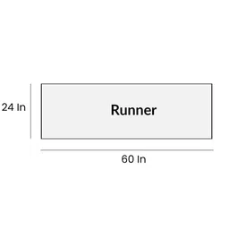 luxe home international Dark Solid Microfiber 5 ft x 2 ft Machine Made Runner image 2