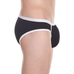 La Intimo Men Black Briefs LISL018BK0 image 2