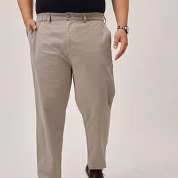 UNSTD Men Plus Size Urban Slim Cotton Chinos Trousers-picture-27