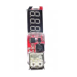 2S-6S Lipo Battery with XT60 Plug to USB Cellphone Charger Adapter with Voltage Display image 4