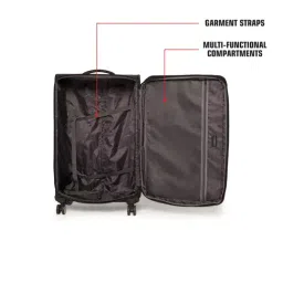 Swiss Brand Vevey Rose Red Medium Soft Trolley Bag - 24 cm image 4