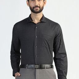 Blackberrys Men Slim Fit Grid Tattersall Checks Opaque Checked Casual Shirt-picture-38