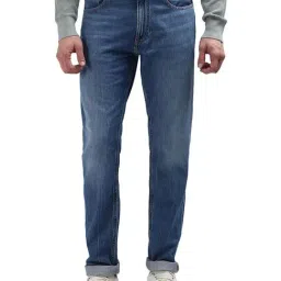 Calvin Klein Blue Straight Fit Jeans-picture-16