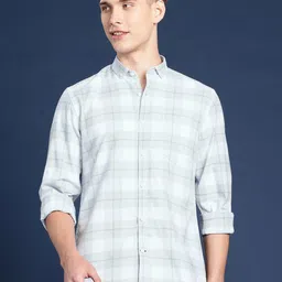 Mast & Harbour Men Standard Checked Casual Shirt-picture-26