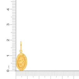 Malabar Gold and Diamonds 22k Yellow Gold Rakhi Cum Pendant for Bhai/Brother image 3