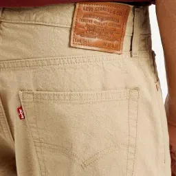 Levi's Men's 541 Regular Tapered Fit Beige Jeans image 5