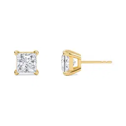 SHINE ETERNAL Lab Grown 18k (750) Yellow Gold Earrings for Women-image-18