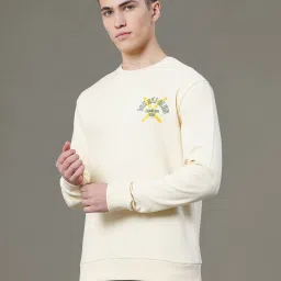 Red Tape White Cotton Polyblend Graphic Regular Fit Sweatshirt And Hoodies image 3