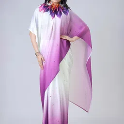 Shopaz Ombre Dyed Satin Saree-picture-24