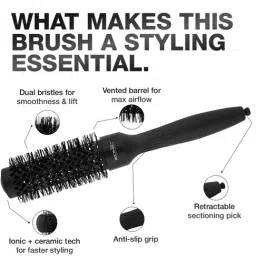 Ikonic Professional Ebony Thermal Round Brush - TRB 43 image 3