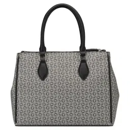 Guess Black Doretta Logo Large Satchel image 2