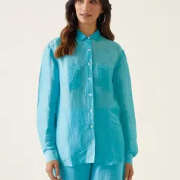 Vinusto Pastel Blue Summer Nostalgia Shirt-picture-22