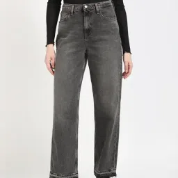 TOMMY HILFIGER Black Cotton Solid Jeans-image-41