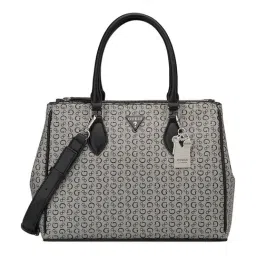 Guess Black Doretta Logo Large Satchel-image-69