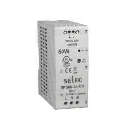 Selec 12 V 60 W 35 mm DIN Rail Power Supply, RPS60-12-CU-picture-25