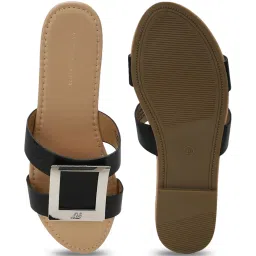 Allen Solly Women's Black Casual Sandals image 3