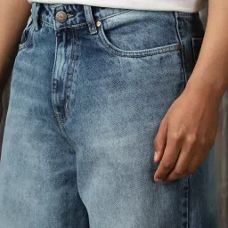 High Star Blue Cotton Loose Fit Jeans image 3