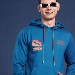Mast & Harbour Printed Hooded Sweatshirt-picture-26