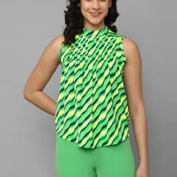 Allen Solly Green Printed Top-picture-18