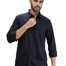 Parx Black Slim Fit Shirt-picture-15