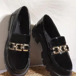 CORSICA Women Round Toe Loafers with Buckle-picture-23