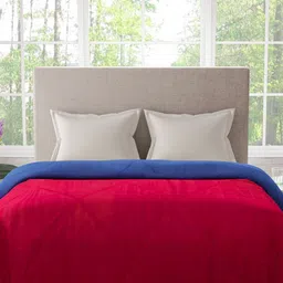 STELLAR HOME Blockbuster Blue & Red Heavy Winter 120 GSM Double Bed Comforter-image-73