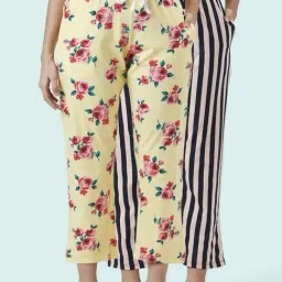 Dreamz by Pantaloons Yellow Pink Cotton Printed Pyjamas-image-19