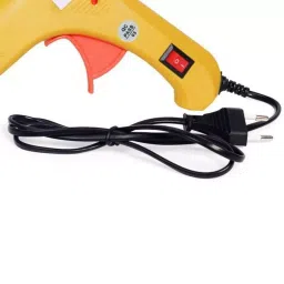 CRAFTYGUN 20 W Standard Temperature Glue Gun with 9 Sticks ON OFF Switch & Indicator 7 mm Stick Diameter Yellow, (YEELOO)MINI-20WWT-9-ST image 2