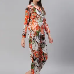 Cation Multicolor Printed Shirt With Pyjamas image 3