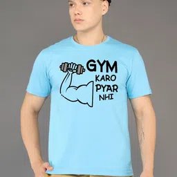 BRAWNY BATTLER Men Typography Printed Round Neck Cotton T-shirt image 3