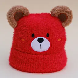 DukieKooky Unisex Kids Embroidered Woollen Beanie-picture-22