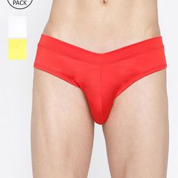 La Intimo Pack Of 3 Mid-Rise Anti-Microbial Basic Briefs LISS030C-picture-46