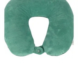 Premsons Cushy Travel Neck Pillow With 360-Degree Head Support Dark Green image 3